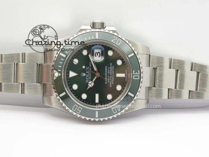 SS Green Dial BP Best Maker Swiss Edition SS ETA2836 Submariner LV 0915